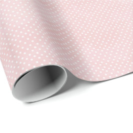 Papel de regalo Coquette con lunares rosados vinta