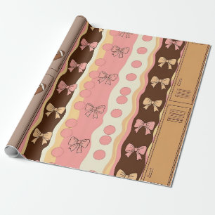 Papel De Regalo Coquette Fútbol Lazos Patrón Leopardo (8)