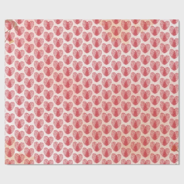 Papel De Regalo Corazón (Superficie plana)
