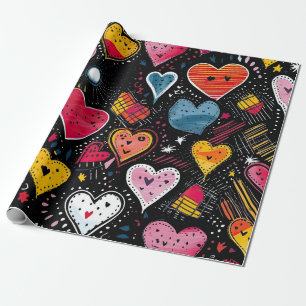 Papel De Regalo Corazón