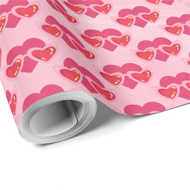 Papel De Regalo Corazón (Esquina del rollo)