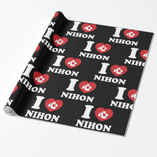 PAPEL DE REGALO CORAZÓN [AMOR] NIHON WRAPPER PAPER