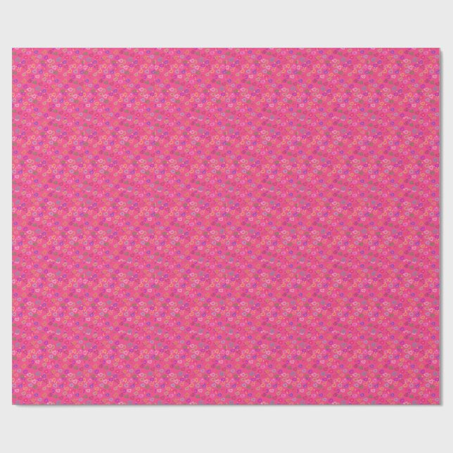 Papel De Regalo Corazón Colorido Lindo (Superficie plana)
