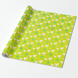 Papel De Regalo Corazón corto impreso