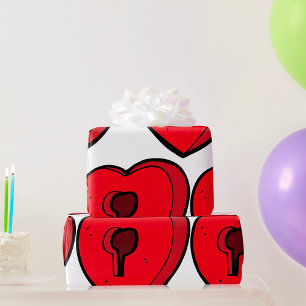 Papel De Regalo Corazón de agujeros