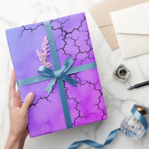 Papel De Regalo Corazón de arcoiris con marmol