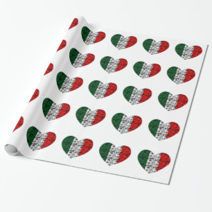 Papel De Regalo Corazón de Italia
