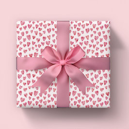 Papel De Regalo Corazón de San Valentín rosa