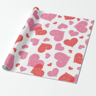 Papel De Regalo Corazones