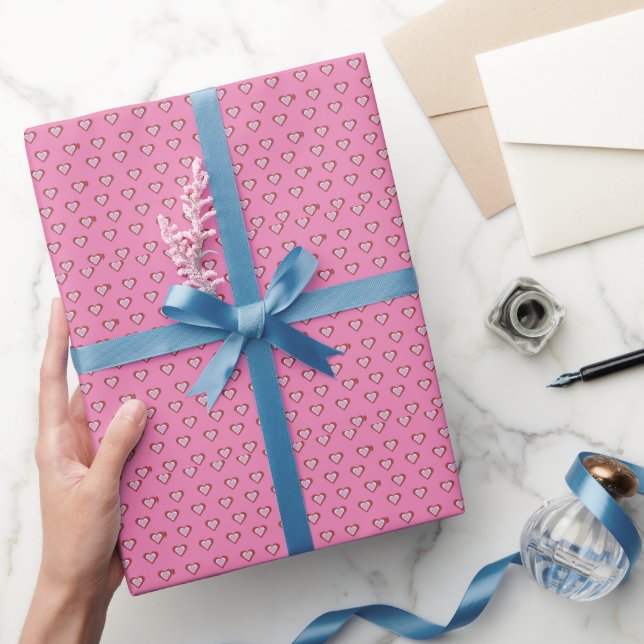 Papel De Regalo Corazones (Regalar)