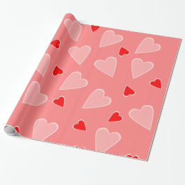 Papel De Regalo Corazones