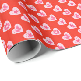 Papel De Regalo Corazones