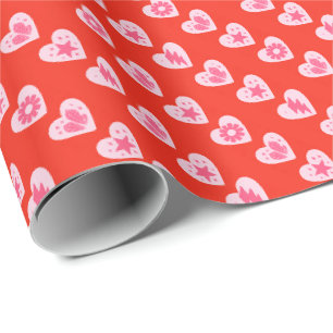 Papel De Regalo Corazones