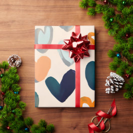 Papel De Regalo Corazones alegres y alegres