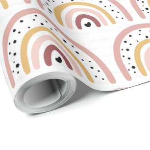 Papel de Regalo - Corazones Arcoíris + Lunares Sal