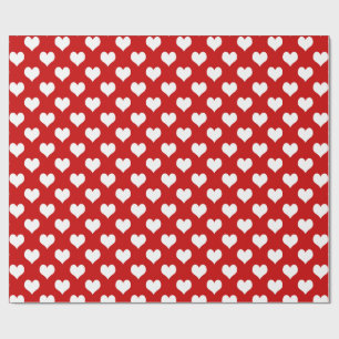 Papel de Regalo Corazones Blancos sobre Rosa – Amo