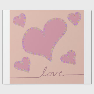 Papel De Regalo Corazones de caramelo