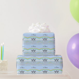 Papel De Regalo Corazones de hojalata del 10º aniversario