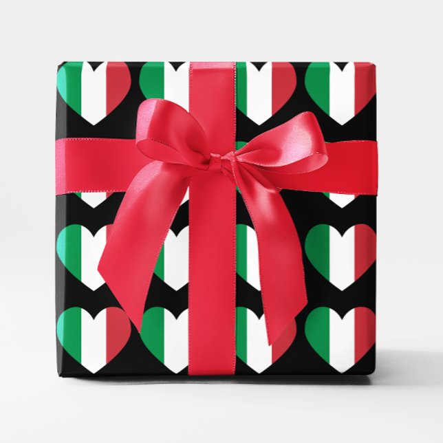 Papel De Regalo Corazones italianos (Italian Hearts Wrapping Paper)