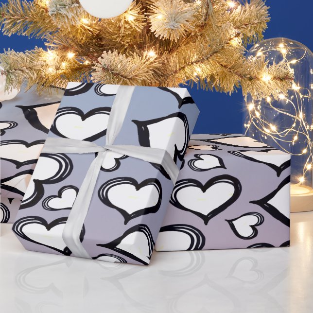 Papel De Regalo Corazones Lindos  (Vacaciones)