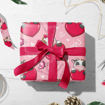 Corazones rojos de San Valentín de vaca | Ajuste d