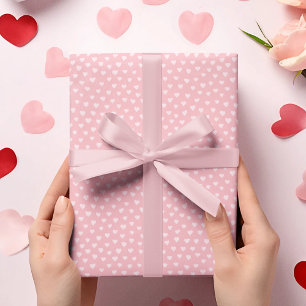 Papel De Regalo Corazones rosados