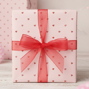 Papel De Regalo Corazones Rosados Niña Rosa
