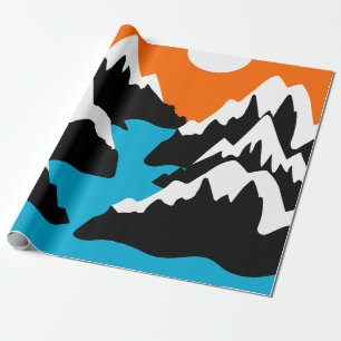 Papel De Regalo Cordilleras montañosas de cordillera