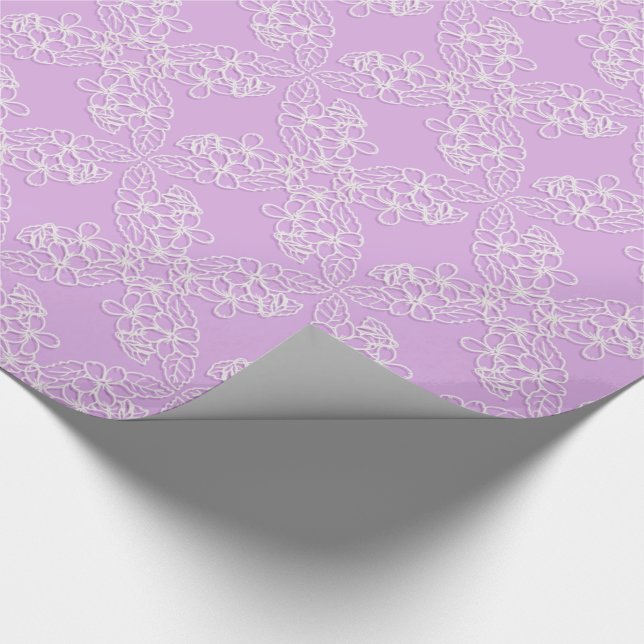 Papel De Regalo cordón floral (Esquina)