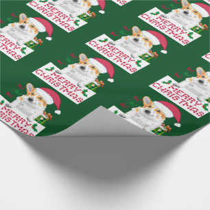 Papel De Regalo Corgi del navidad
