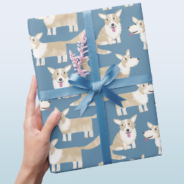 Papel De Regalo Corgi Dog