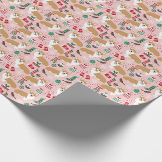 Papel De Regalo Corgi Navidades envolver regalo