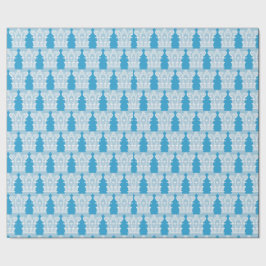 Papel De Regalo Corintios azules de bodas
