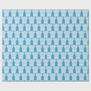 Papel De Regalo Corintios azules de bodas