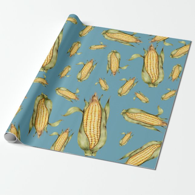 Papel De Regalo Corn (Desenrollado)
