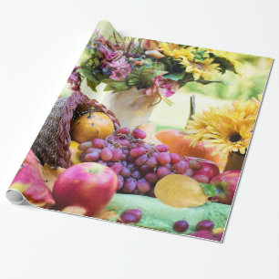 Papel De Regalo Cornucopia Autumn Harvest Chef's Table