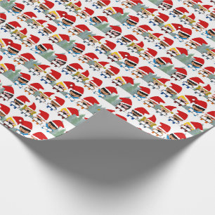 Papel De Regalo Coro de Niños Cantando Villancicos de Navidad