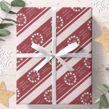Corona de Navidad Joy Burgundy Personalizada