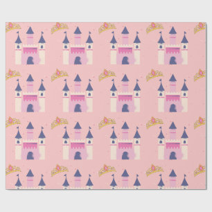 Papel De Regalo Corona y Castillo de Princesa