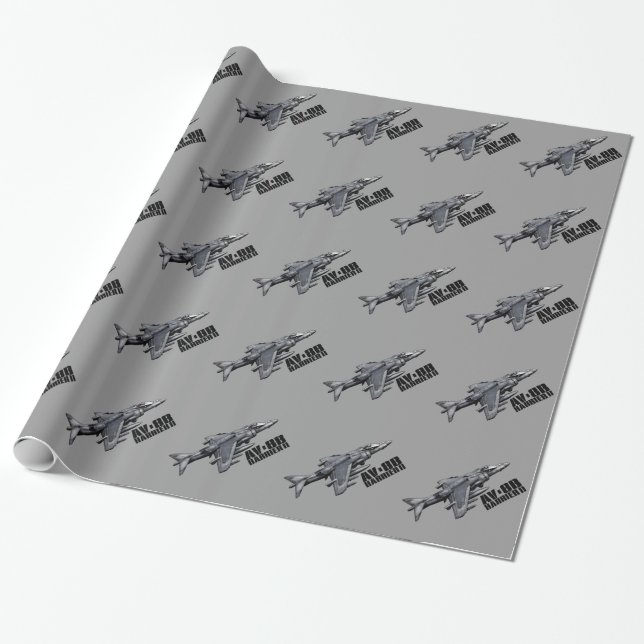 Papel De Regalo Corredor de cross de AV-8B II (Desenrollado)