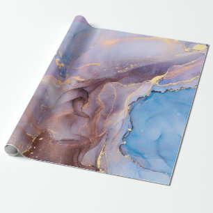 Papel De Regalo Corrientes de tonalidades translúcidas, nadando me