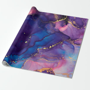 Papel De Regalo Corrientes de tonalidades translúcidas, nadando me