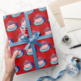 Papel De Regalo Corte Cupcke