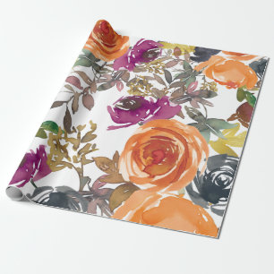 Papel De Regalo Cortinas florales