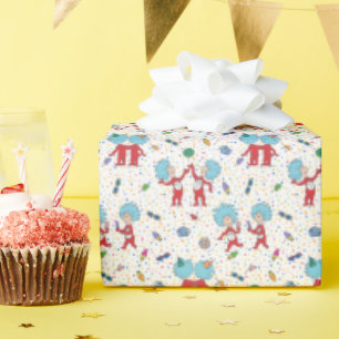 Papel De Regalo Cosa Una Cosa Dos Patrón De Celebración