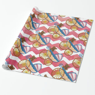 Papel De Regalo Cosas De Bebé De Bañera De Salmón