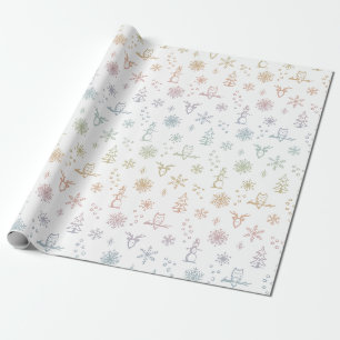 Papel de Regalo Cosas de Invierno - Sorbete de Arc