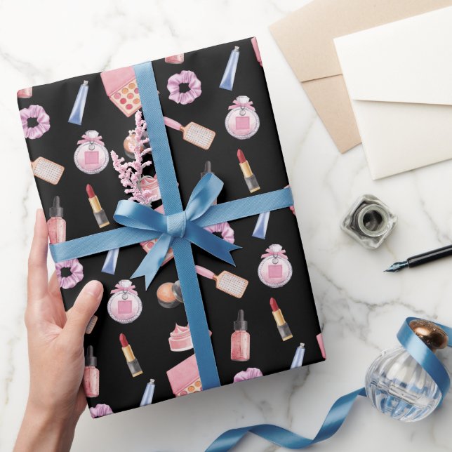 Papel De Regalo Cosmetología de patrones cosméticos de maquillaje (Regalar)