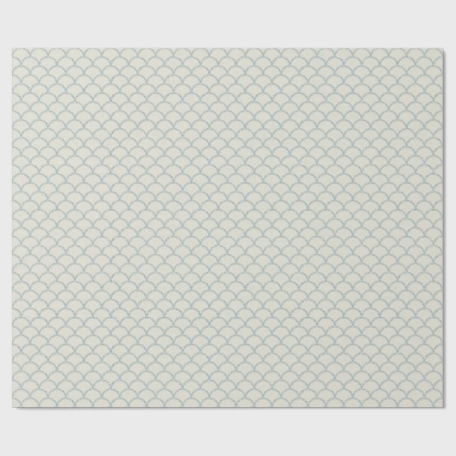 Papel De Regalo Cosmic Bloom Scallops (Superficie plana)