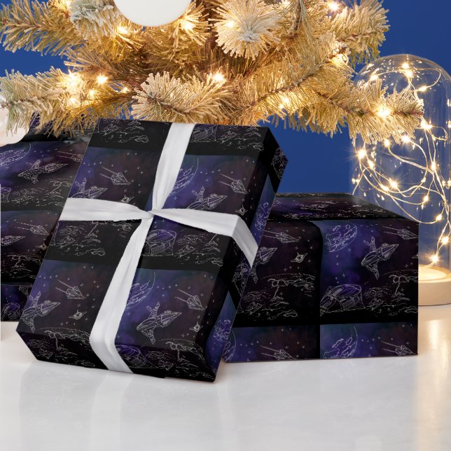 Papel De Regalo cosmos (Vacaciones)